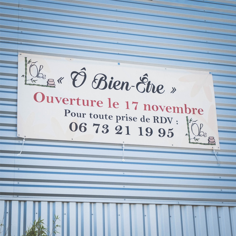 Bâches et banderoles publicitaires grand format